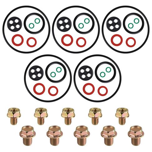 4 Sets 16010-883-015 Carburetor Bowl Gasket Kit for GCV160 GCV190 G150-400 GC135-190 HRX217 HRR216 F400K1 F500 WA20K1 WA30 E1500K4 E2500K4 Lawnmowers Tillers Water Pumps Generators in Saudi Arabia
