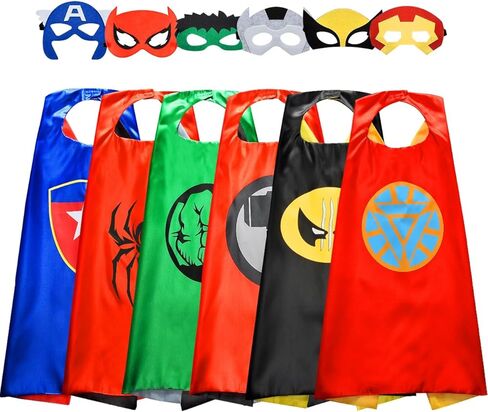 Roko Toys for 3-10 Year Old Boys, Superhero Capes for Kids Dress up Costumes Party Supplies Present Chistmas Gifts Stocking in Saudi Arabia