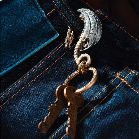 COPPERTIST.WU Dragon Hook Keychain w Keyring Novelty Gifts for Men Women Car Key Decor in Saudi Arabia
