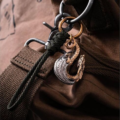 COPPERTIST.WU Dragon Hook Keychain w Keyring Novelty Gifts for Men Women Car Key Decor in Saudi Arabia