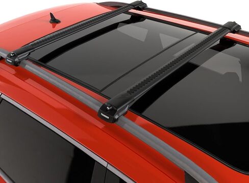 Roof Racks Cross Bars for Porsche Cayenne 2011-2018 Black or Gray Aluminum Cross Bar for Rooftop Cargo Carrier Luggage Kayak Canoe (Black) in Saudi Arabia