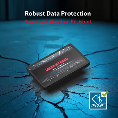 Gigastone SATA SSD 960GB 2.5 inch SSD 500MB/s Upgrade Laptop PC Memory and Storage PS4 HDD Replacement 2.5" Internal Solid State Hard Drives SATA III SLC Cache 3D NAND Increase Performance in Saudi Arabia