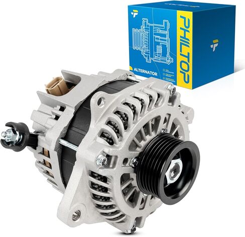 PHILTOP Alternator Compatible With 2001-2006 Hyundai Elantra, 2000-2005 Accent, 2003-2004 2008 Tiburon, 2005 Tucson, 2005 Kia Spectra/Spectra5, 2006 2.0L L4 13973N in Saudi Arabia