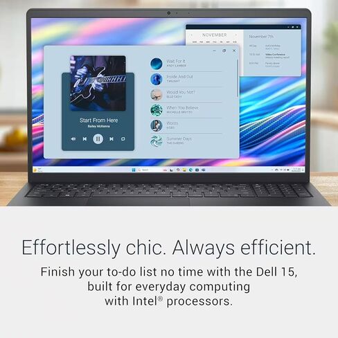 كمبيوتر محمول Dell 15 (2026)، شاشة لمس FHD مقاس 15.6 بوصة، الجيل الثالث عشر Intel Core i7-1355U، Wi-Fi 6، Copilot AI، Type-C، ذاكرة الوصول العشوائي 64 جيجابايت، 2 تيرابايت SSD، Windows 11 Pro للكمبيوتر المحمول التقليدي للأعمال والطلاب in Kuwait