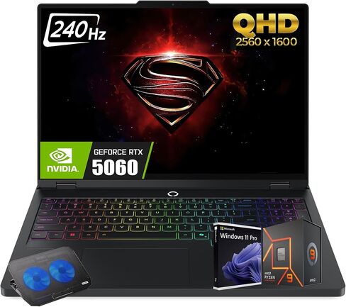 كمبيوتر محمول للألعاب Lenovo Legion Pro 5i، شاشة 16 بوصة WQHD IPS 165 هرتز، GeForce RTX 4070، Intel 13th Gen i9-13900HX، ذاكرة الوصول العشوائي DDR5 سعة 64 جيجابايت، 4 تيرابايت SSD، كاميرا ويب، لوحة مفاتيح RGB بإضاءة خلفية 4 مناطق، Wi-Fi 6E، Windows 11 Hom in Saudi Arabia