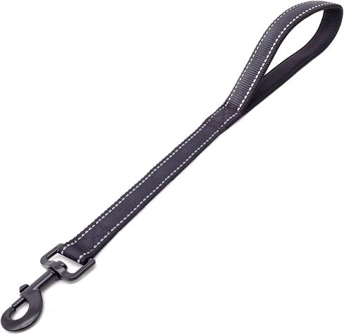 Short Dog Leash for Training, Heavy Duty Traffic Leashes for Safety Control Behavior Correction Hiking Backup for Large, Medium Dogs,Padded Handle,Black in Saudi Arabia