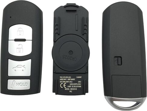 استبدال دخول بدون مفتاح عن بعد الذكية مفتاح فوب شل حالة صالح لمازدا 3 CX-3 CX-5 WAZSKE13D01 662F-SKE13D01 مفتاح فوب غطاء (3 أزرار) in Saudi Arabia