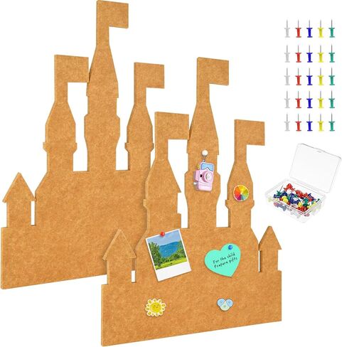 3 Pcs Cloud Cork Board Push Pin Display Board for Walls 0.5" Thick Cute Felt Bulletin Boards with Thumbtacks Cloud Vision Boards for Photo Decorative Brooch Pin Storage Office Home Decor, 12x8.6 in Saudi Arabia