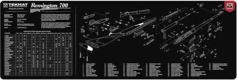 TekMat Original 12" x 36" - 1/8" Thick Oil Resistant Non-Slip Waterproof Scratchproof Washable Maintenance & Cleaning Mat for use with Mossberg Shotgun in Saudi Arabia