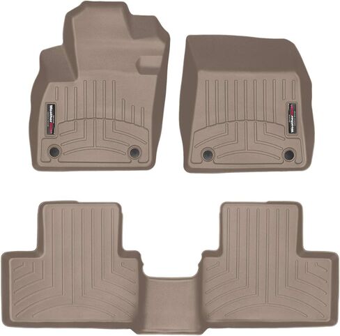 بطانات أرضية مخصصة من Weathertech لسيارة فولفو XC40-الصف الأول والثاني (441419-1-2)، أسود in Kuwait
