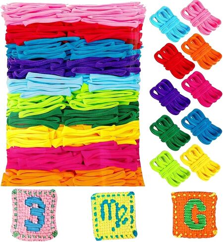 800PCS Loom Refill Loops, 8 Color Loom Loops for Potholder Making Weaving Crafts Flexible DIY for Family Projects in Saudi Arabia