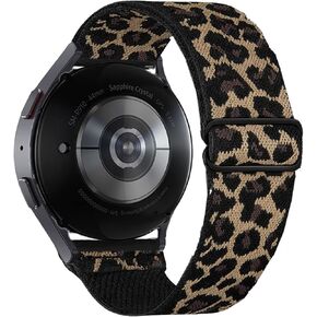 Elastic Bands for Galaxy Watch 7/6/4 Classic Bands 47mm 46mm 43mm 42mm/5 Pro Band 45mm,Samsung Galaxy Watch 7/FE/6/5/4 Strap 44mm 40mm/Active 2/3 41mm, 20mm Stretch Nylon Wristband in Kuwait