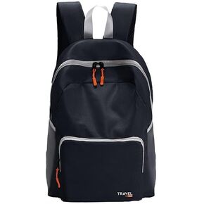 Folding Bag Backpack for Men Women 20L Portable Backpack for Travel Large Capacity Lightweight Storage Bag Outdoor Travel (Dark Blue) in Kuwait