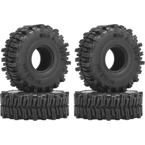 إطارات 1.0 RC 62*21 مللي متر، إطارات زاحفة Daitoku 1.0 الطينية فائقة النعومة لزجة RC لزاحف 1/24 SCX24 1/18 TRX4M in Kuwait