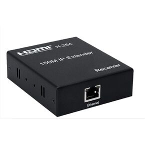 موسع HDMI IP 1080P 150M، عبر شبكة RJ45 إيثرنت Cat6 Cat 6 6a تمديد كابل عبر محول 1 جهاز إرسال إلى جهاز استقبال متعدد مع H.264 لتلفزيون الكمبيوتر المحمول PS4 (TX+RX) in Kuwait