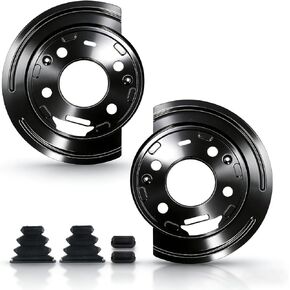 2pcs فرامل فرامل غبار الدرع لوحة الدعم 25846355 ، ل Chevy GMC Silverado Sierra 1500 2500 3500 ، لضواحي Avalanche Yukon XL 2500 ، لـ Express Savana 2500 3500 in Kuwait