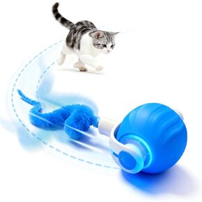 Interactive Dog Toys Dog Ball,Automatic Rolling and Bouncing Moving Dog Toy,Squeaky Rolling Balls with Flashing Light,USB Rechargeable Chew Toys for Puppy Small Dogs, Pet Ball to Keep Them Busy in Saudi Arabia