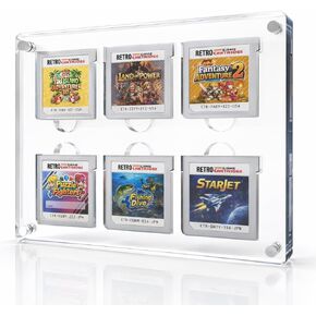 Retro Game Cartridge Display Case,Compatible with Game Boy & Gameboy Color Cartridge Holder,Clear Acrylic Gb Gbc Collect Display Storage(Gb/Gbc Game Display,6 Slot) in Saudi Arabia