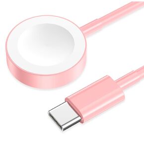 𝟐𝟎𝟐𝟔[𝟓𝐖 𝐅𝐚𝐬𝐭] لشاحن ساعة Apple USB C شحن سريع iWatch شاحن مغناطيسي لاسلكي متوافق مع iWatch Ultra 3/2 Series 11 10 9 8 7 SE3، ملحقات السفر/المنزل الأساسية - 3.3FT in Kuwait