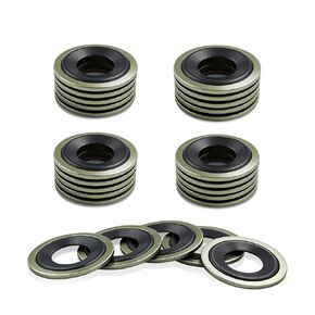 25 PCS Metal Rubber Drain Plugket M12 1/2 "Fits 097-021،65274،365274 ، BAS03500 ， SC11561A ， GM14079550،14090908،1625762،1631748 814-0909-080 (24.7 مم O.D / 11.5mm I.D) in Kuwait