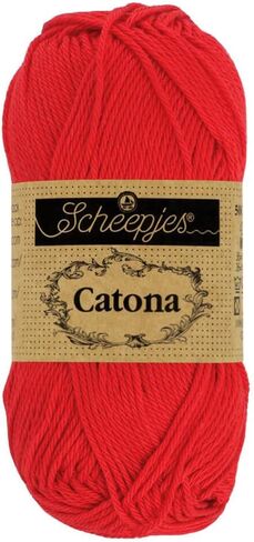 Scheepjes Catona 50g - 130 Old Lace Ecru Crochet and Knitting Yarn in Saudi Arabia