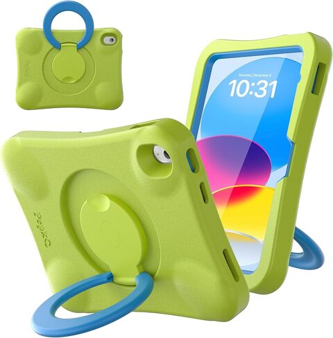 حافظات Pepkoo لجهاز iPad (A16) مقاس 11 بوصة 2025 وحافظة iPads الجيل العاشر مقاس 10.9 بوصة 2022، حماية كاملة للشاشة والجسم، حافظة مقاومة للصدمات للغاية وشديدة التحمل وغير قابلة للانزلاق لجهاز iPad in Kuwait