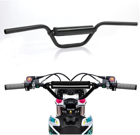 DREAMIZER 22mm Handlebars,7/8 Dirt Bike Handlebar Upgraded Minibike Handle Bars with Foam Pad for Motocross CRF YZF KXF KLX RMZ DRZ Pit Dirt Bike ATV Quad (Chrome) in Saudi Arabia