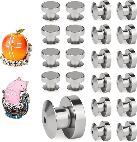 50 قطعة من دبابيس المينا المغناطيسية لتحويل دبوس المينا إلى أداة تحويل مغناطيس الثلاجة للثلاجة للمنزل والمكتب والسبورة البيضاء وديكور الثلاجة والهدايا، دبابيس المينا غير متضمنة in Kuwait