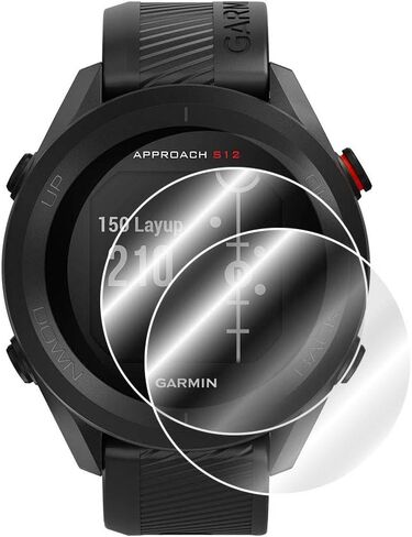 واقي شاشة IPG لـ GARMIN APPROACH S60 GOLF GPS WATCH (وحدتان) طبقة شفافة فائقة الدقة غير مرئية مضادة للخدش - ناعمة/شفاء ذاتي/خالية من الفقاعات in Kuwait