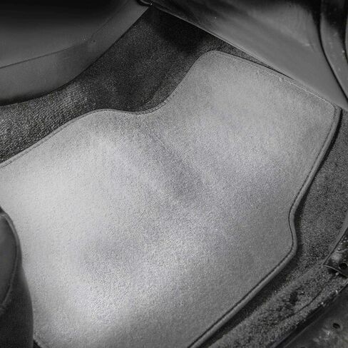 FH Group Car Floor Mats - Premium Full Set Gray Carpet Combo Small Car Seat Cover Design Floor Mats, Carpet Universal Fit Protector Mat for Most Sedan, SUV and Truck All Purpose Car Floor Mats in Saudi Arabia