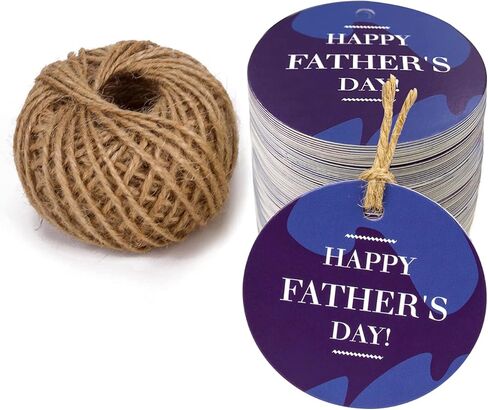 WRAPAHOLIC Kids Valentines Day Gift Tags with String - 100PCS Friend-Chip Paper Tags with 100 Feet Natural Jute Twine for Valentines Day Gifts Decoration - 2 x 2.7 Inch in Saudi Arabia