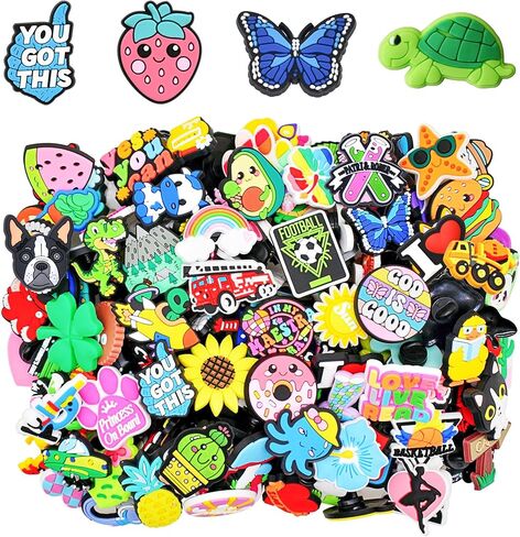200pcs Random Different Pins for Backpacks, Lot Mixed Cute Pins for DIY Backpack/Jackets/Hats Birthday Gifts Holiday Present Party Favor in Saudi Arabia