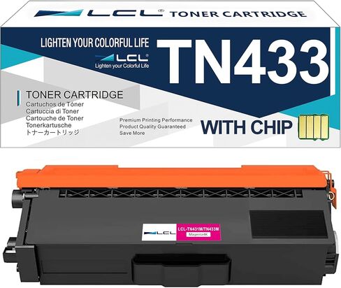TN-433 TN433 Cyan High Yield Toner Cartridge Replacement for Brother TN-431 TN-433 TN431 TN433 TN433C TN-433C for HL-L8260CDW HL-L8360CDW DCP-L8410CDW MFC-L8610CDW HL-L9310CDW Printers (1-Pack) in Saudi Arabia