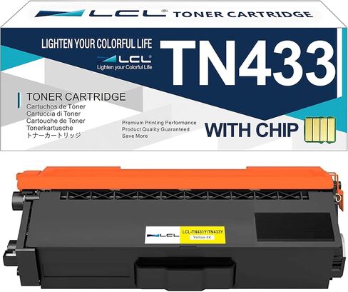TN-433 TN433 Cyan High Yield Toner Cartridge Replacement for Brother TN-431 TN-433 TN431 TN433 TN433C TN-433C for HL-L8260CDW HL-L8360CDW DCP-L8410CDW MFC-L8610CDW HL-L9310CDW Printers (1-Pack) in Saudi Arabia