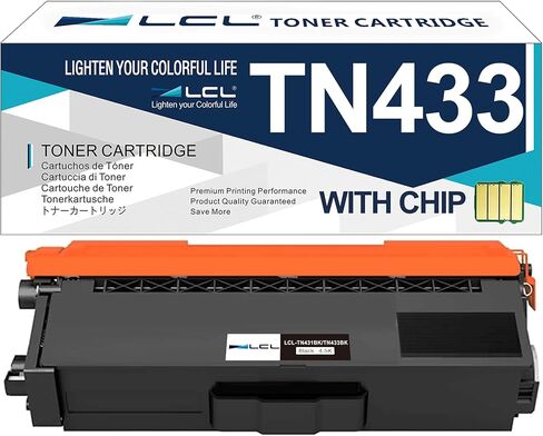 TN-433 TN433 Cyan High Yield Toner Cartridge Replacement for Brother TN-431 TN-433 TN431 TN433 TN433C TN-433C for HL-L8260CDW HL-L8360CDW DCP-L8410CDW MFC-L8610CDW HL-L9310CDW Printers (1-Pack) in Saudi Arabia