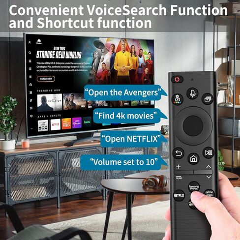 Voice Remote Replacement for Sony TV Remote, for Sony Smart TVs and Sony Bravia TVs, for All Sony 4K UHD LED LCD HD Smart TVs with YouTube, Netflix, Disney+, Prime Video Quick Buttons in Kuwait