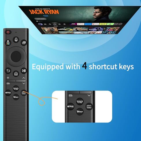 Voice Remote Replacement for Sony TV Remote, for Sony Smart TVs and Sony Bravia TVs, for All Sony 4K UHD LED LCD HD Smart TVs with YouTube, Netflix, Disney+, Prime Video Quick Buttons in Kuwait