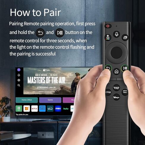 Voice Remote Replacement for Sony TV Remote, for Sony Smart TVs and Sony Bravia TVs, for All Sony 4K UHD LED LCD HD Smart TVs with YouTube, Netflix, Disney+, Prime Video Quick Buttons in Kuwait