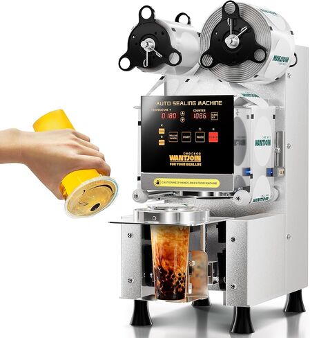 WantJoin Manual Cup Sealing Machine 90mm/95mm Diameter Cup in Saudi Arabia