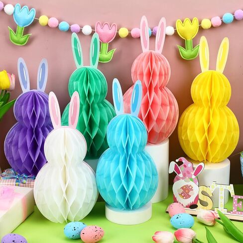 6PCS St Patricks Day Table Decorations 3D St.Patrick's Day Honeycomb Centerpieces Irish Shamrock Clover Coin Table Topper Decor for Saint Patrick Day Holiday Party Supplies in Saudi Arabia
