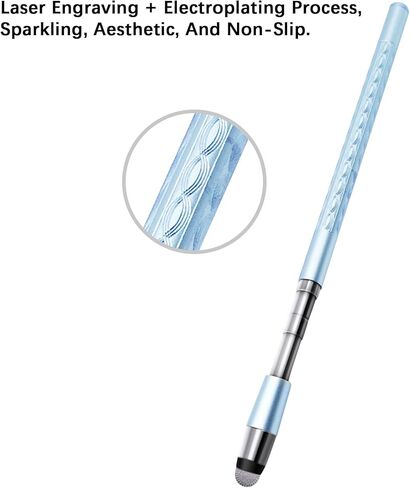 Stylus Pens for Touch Screens, High Precision Stylus for iPad/Apple/iPhone/Mini/Air/Android/Microsoft/Surface All Capacitive Touch Screens, White in Kuwait