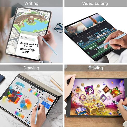 Stylus Pens for Touch Screens, High Precision Stylus for iPad/Apple/iPhone/Mini/Air/Android/Microsoft/Surface All Capacitive Touch Screens, White in Kuwait