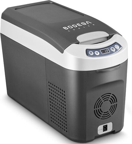 BODEGA 12 Volt Refrigerator, 16 Quart (15L) Car Fridge, Portable Refrigerator (-4℉-68℉), 12/24V DC for Outdoor, Vehicles, Camping, Travel in Saudi Arabia