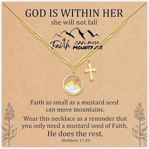 Sereney Valentines Day Gifts for Boy Son Gold Cross Necklace, Mustard Seed Jewelry Necklace as Valentines Gifts for Teen, Christian Religious Baptism Confirmation Gift 1st Communions Gift for Teen in Saudi Arabia