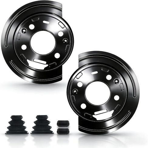 2pcs فرامل فرامل غبار الدرع لوحة الدعم 25846355 ، ل Chevy GMC Silverado Sierra 1500 2500 3500 ، لضواحي Avalanche Yukon XL 2500 ، لـ Express Savana 2500 3500 in Kuwait