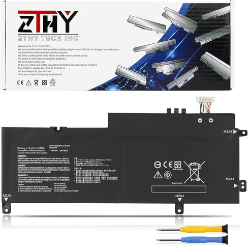 ZTHY C41N1715 استبدال بطارية الكمبيوتر المحمول ASUS Zenbook 13 UX331UA UX331UN UX331FN U3100FN U3100UN UX331FN-EG034T UX331UA-EG012R UX331UN-C4032T UX331UN-WS51T UX331UN-EG134T 4ICP4/72/ 75 15.4 فولت 50 وات في الساعة in Saudi Arabia