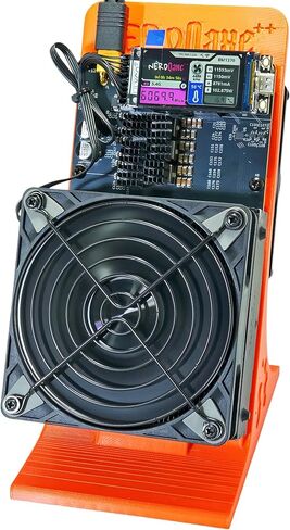 ترقية NerdQaxe++ Rev 6.1 6TH/s، جهاز تعدين Bitcoins مع 4 قطع BM1370 Asic Chip، جهاز تعدين يانصيب 105 وات، جهاز تعدين تشفير منفرد مفتوح المصدر، تصميم مزدوج المروحة، جهاز تعدين هادئ للمنزل والمكتب (6T) in Kuwait