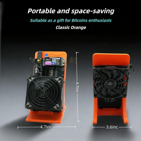 ترقية NerdQaxe++ Rev 6.1 6TH/s، جهاز تعدين Bitcoins مع 4 قطع BM1370 Asic Chip، جهاز تعدين يانصيب 105 وات، جهاز تعدين تشفير منفرد مفتوح المصدر، تصميم مزدوج المروحة، جهاز تعدين هادئ للمنزل والمكتب (6T) in Kuwait
