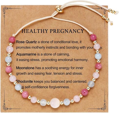 Healthy Pregnancy Bracelet for Mother New Mom, Pregnancy Gifts for Expecting Mom in Kuwait