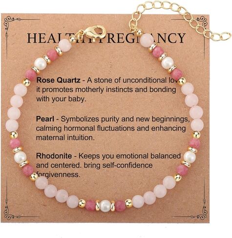 Healthy Pregnancy Bracelet for Mother New Mom, Pregnancy Gifts for Expecting Mom in Kuwait